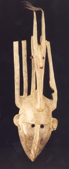 Bambara Wooden N'tomo Mask