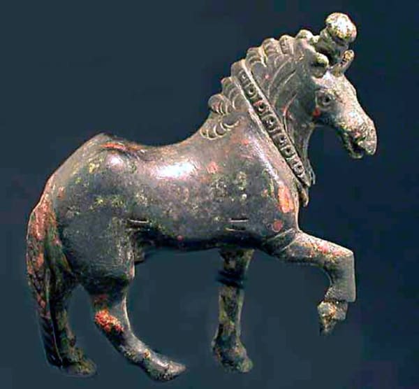 Greco-Roman Bronze Sculpture of a Horse