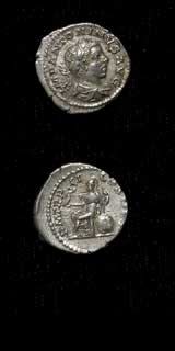 Silver Denarius of Emperor Elagabalus