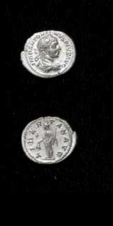 Silver Denarius of Emperor Elagabalus