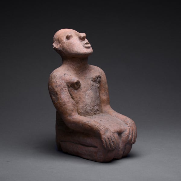 Djenne Terracotta Figure of a Kneeling Female