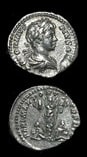 Silver Denarius of Emperor Caracalla
