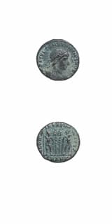 Bronze Coin of Constantius II Struck While Caesar