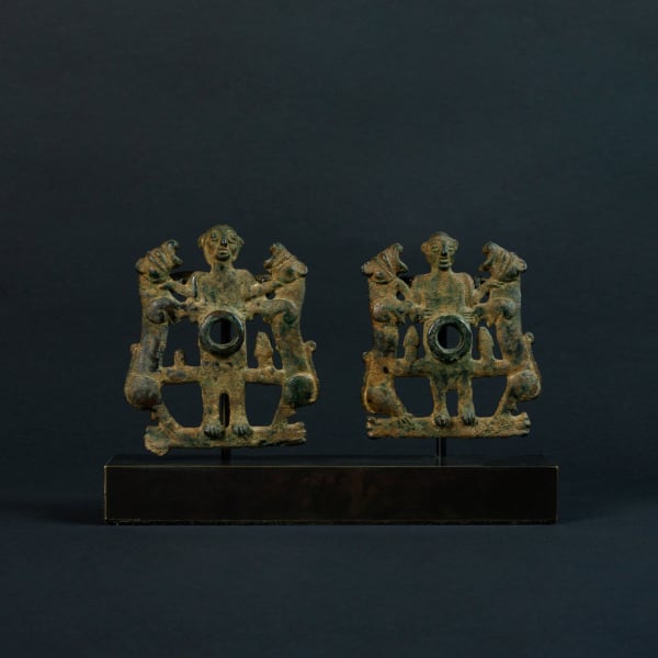 Finials of Luristan Bronze Horse Bit