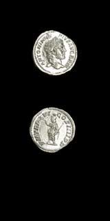 Silver Denarius of Emperor Caracalla