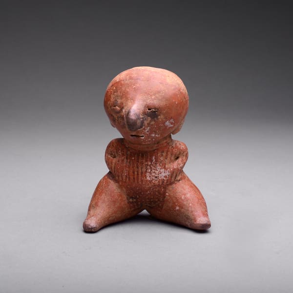 Chinesco Style (Type C) Nayarit Terracotta Seated Figure