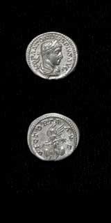 Silver Denarius of Emperor Elagabalus
