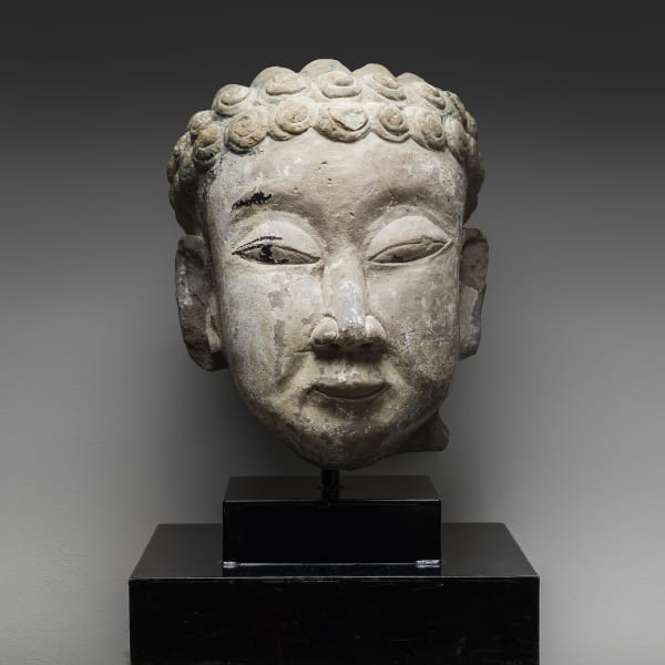 Stone Head of Buddha