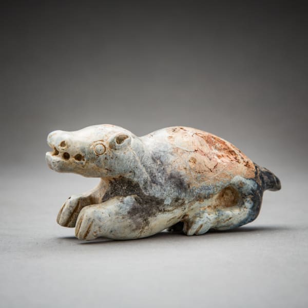 Neolithic period dickite zoomorphic figurine