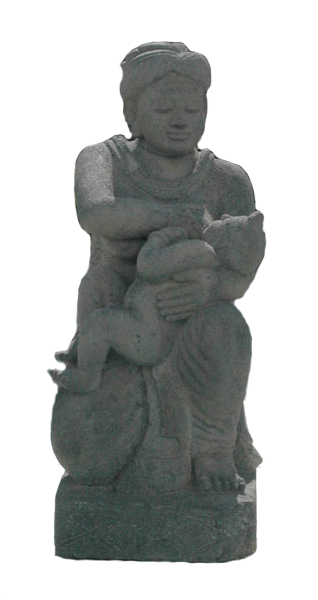 Indonesian Basalt Sculpture