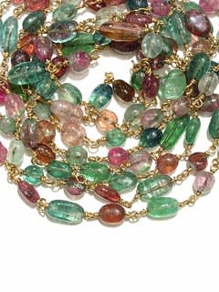 Necklace of Tourmaline Beads