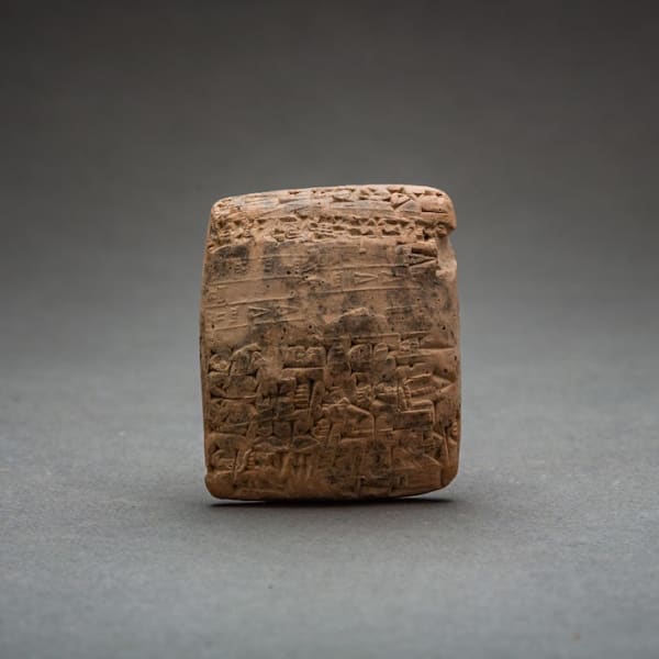 Sumerian Cuneiform Terracotta Tablet
