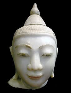 Shan Marble Head of the Buddha