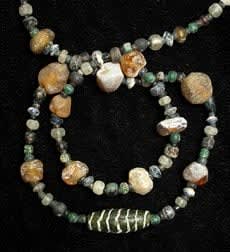 Antique Glass Bead Necklace