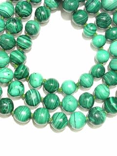 Malachite Bead Necklace