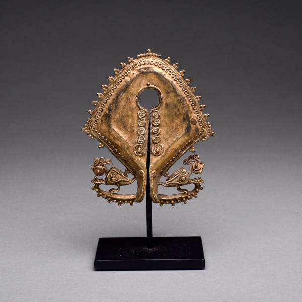 Gold Mamuli Ear Ornament