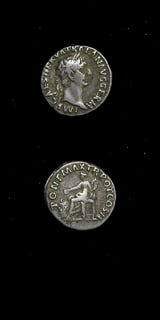 Silver Denarius of Emperor Trajan