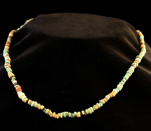 Egyptian Faience Bead Necklace