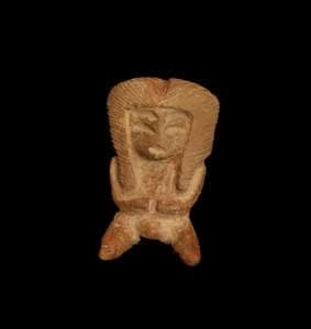 Valdivian Terracotta Sculpture of a Seated Woman