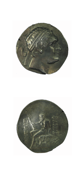 Bactrian Silver Tetradrachm of King Euthydemus I