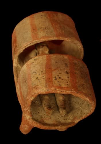 Jalisco Terracotta Female Figure and Bed