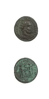 Bronze Antoninianus of Constantius I Chlorus Struck While Caesar