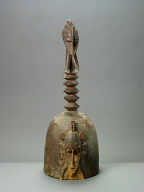 Senufo Wooden Helmet Mask