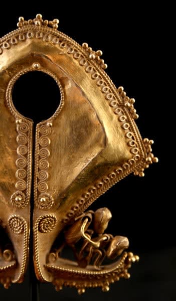 Gold Mamuli Ear Ornament