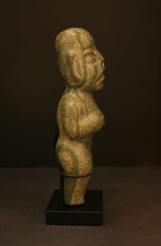 Olmec Jade Sculpture of a Were-Jaguar