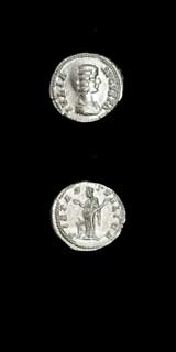 Silver Denarius of Empress Julia Domna