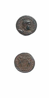 Bronze Coin of Constantius II Struck While Caesar