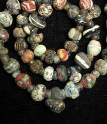 Antique Glass Bead Necklace