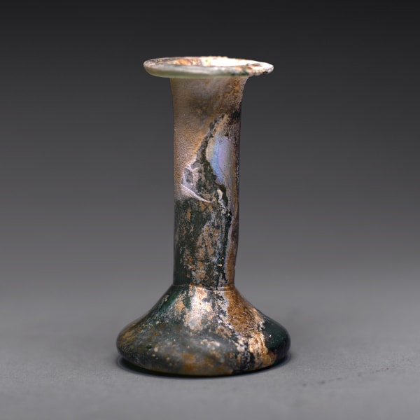 Roman Green Glass Vessel