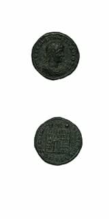 Bronze Coin of Constantius II Struck While Caesar