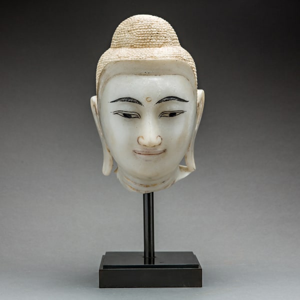 Shan Marble Buddha Head