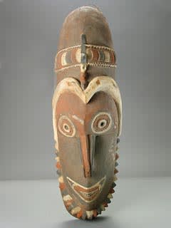 Sepik River Wooden Polychrome Mask
