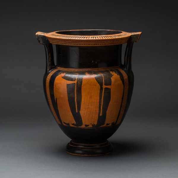 Attic Red-Figured Column Krater Attributed to the Boreas Painter
