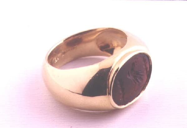 Classical Revival Intaglio of a Roman Eagle