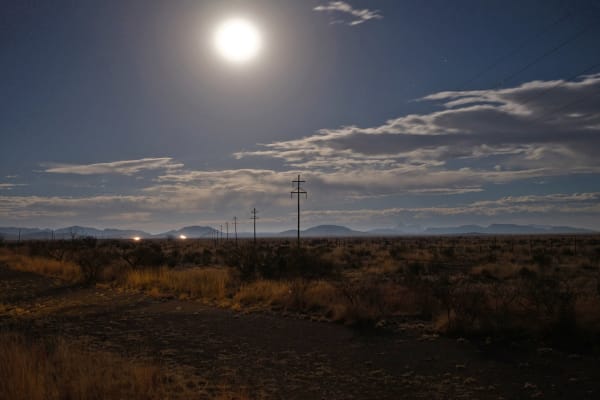 Miguel Soler-Roig, Marfa Lights, Texas(Edition of 5), 2020
