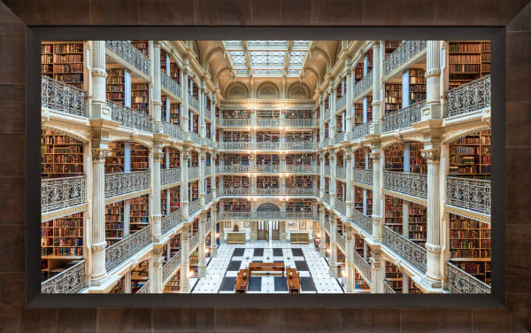 Mario Basner, Wealth, Tabacchino Frame, Cigar Leaf, Black Liner