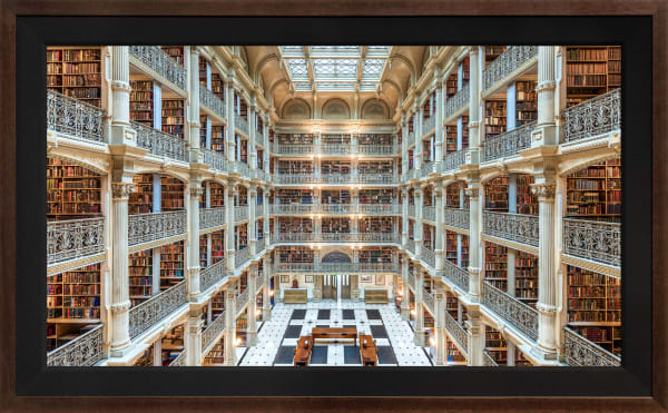 Mario Basner, Wealth, Classic Brown Frame, Black Liner