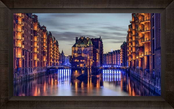 Mario Basner, Tea House, Tabacchino Frame, Dark Ash, Black Linen Liner