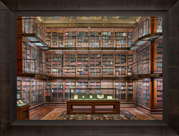 Mario Basner, Morgan Library II, Tabacchino Frame, Dark Ash, Black Liner