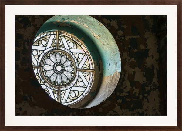 Mario Basner, Window, Classic Brown Frame, White Liner