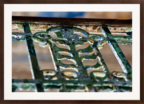 Mario Basner, Untold Stories, Classic Brown Frame, White Liner