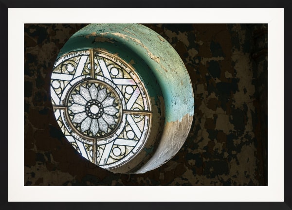 Mario Basner, Window, Classic Satin Black Frame, White Liner