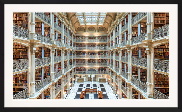 Mario Basner, Wealth, Classic Black Frame, White Liner