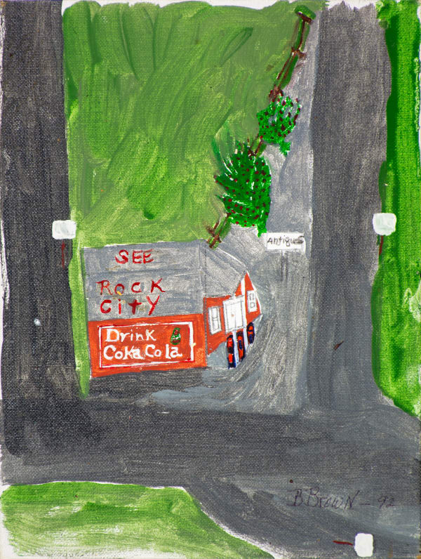 Untitled, 1992 Acrylic on canvas board 12 x 9 inches