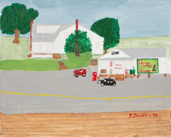 Untitled, 1996 Acrylic on canvas board 16 x 20 inches