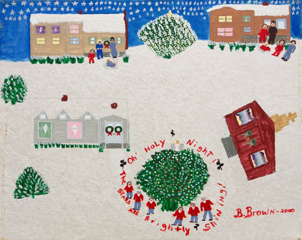 Untitled, 2000 Acrylic on canvas 16 x 20 inches